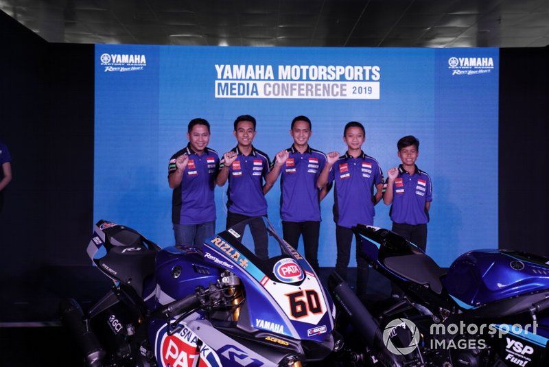 Wahyu Rusmayadi, Manajer Tim, M Faerozi, Anggi Setiawan, Galang Hendra, Wahyu Nugroho, Aldi Satya Mahendra, Yamaha Racing Indonesia