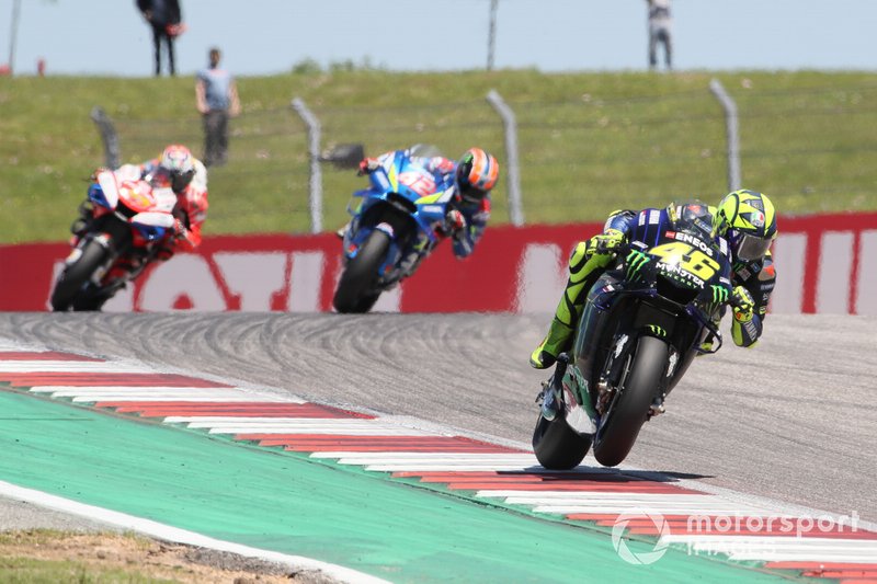 Valentino Rossi, Yamaha Factory Racing, Alex Rins, Team Suzuki MotoGP