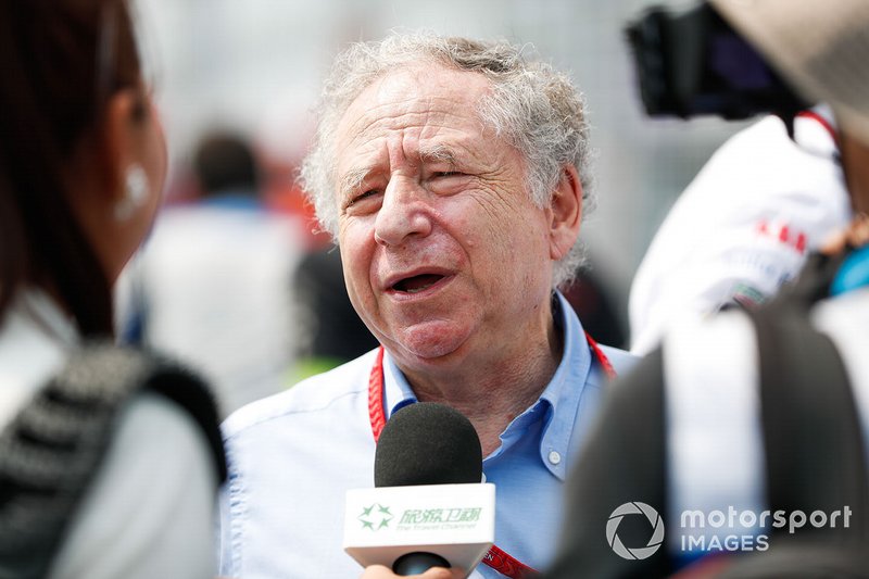 Jean Todt, Presidente FIA, parla con la stampa