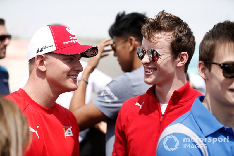 Mick Schumacher, PREMA RACING et Callum Ilott, SAUBER JUNIOR TEAM BY CHAROUZ