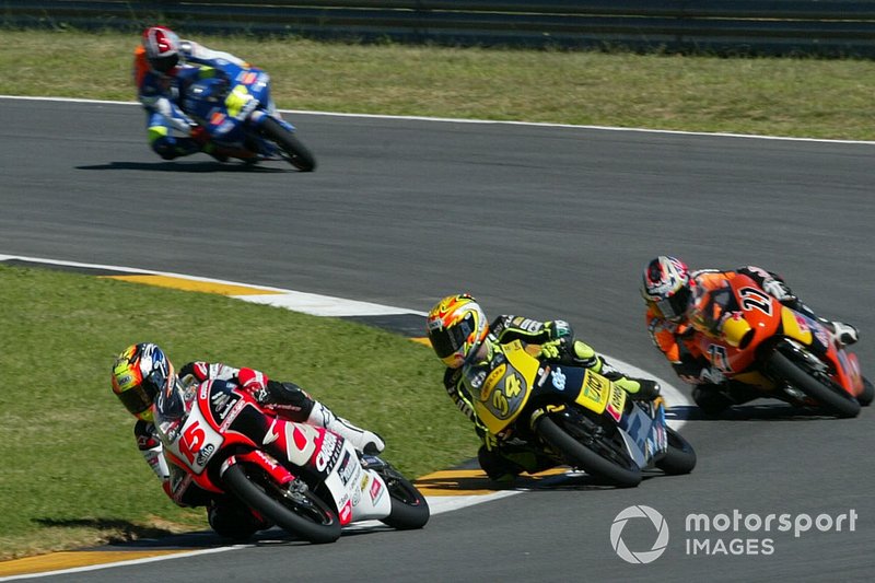 Roberto Locatelli, Andrea Dovizioso, Casey Stoner et Pablo Nieto