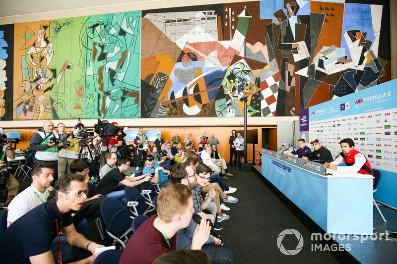 Press conference with Lucas Di Grassi, Audi Sport ABT Schaeffler, Sébastien Buemi, Nissan e.Dams, Robin Frijns, Envision Virgin Racing, Felipe Massa, Venturi Formula E