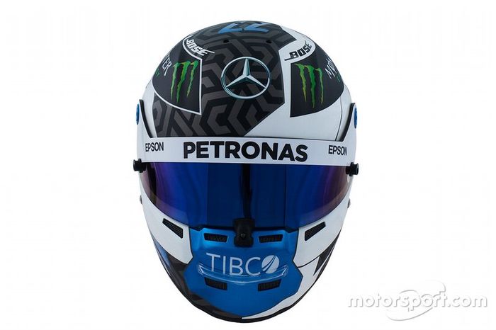 Casco de Valtteri Bottas, Mercedes, para 2019