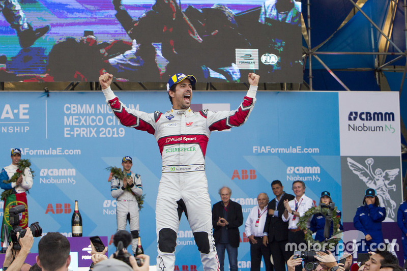 Podio: el ganador de la carrera Lucas Di Grassi, Audi Sport ABT Schaeffler