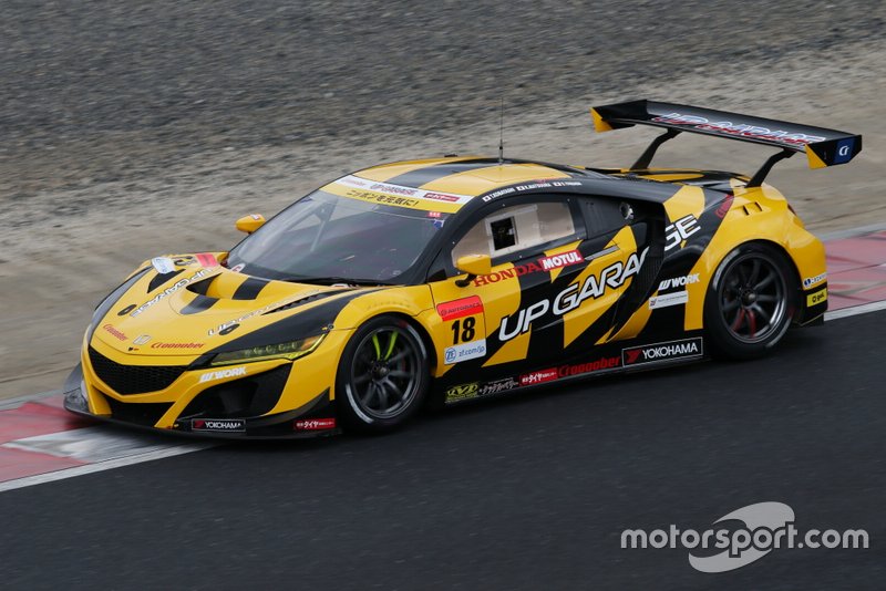 #18 Team Upgarage With Bandoh Honda NSX GT3 Evo: Takashi Kobayashi, Kosuke Matsuura