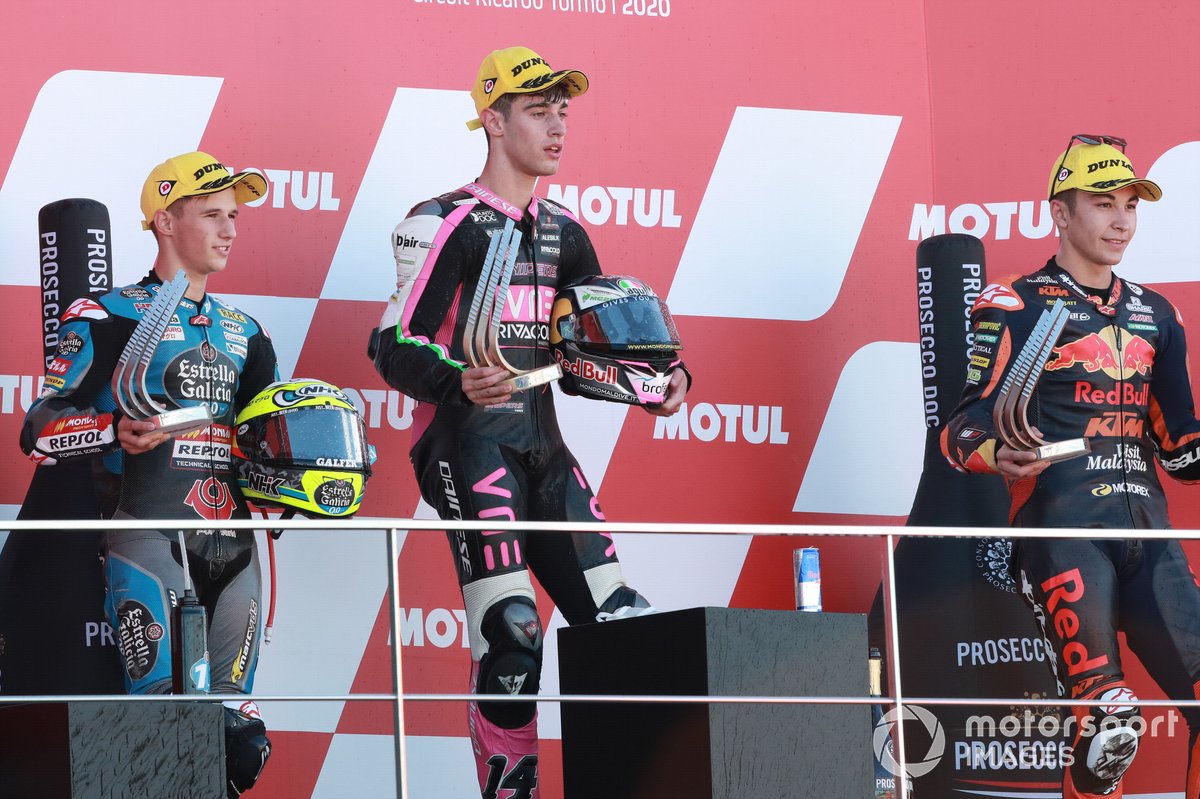 Sergio Garcia, Estrella Galicia 0,0, Tony Arbolino, Snipers Team, Raul Fernandez, Red Bull KTM Ajo