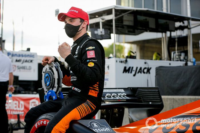 Patricio O'Ward, Arrow McLaren SP Chevrolet se lleva la pole position