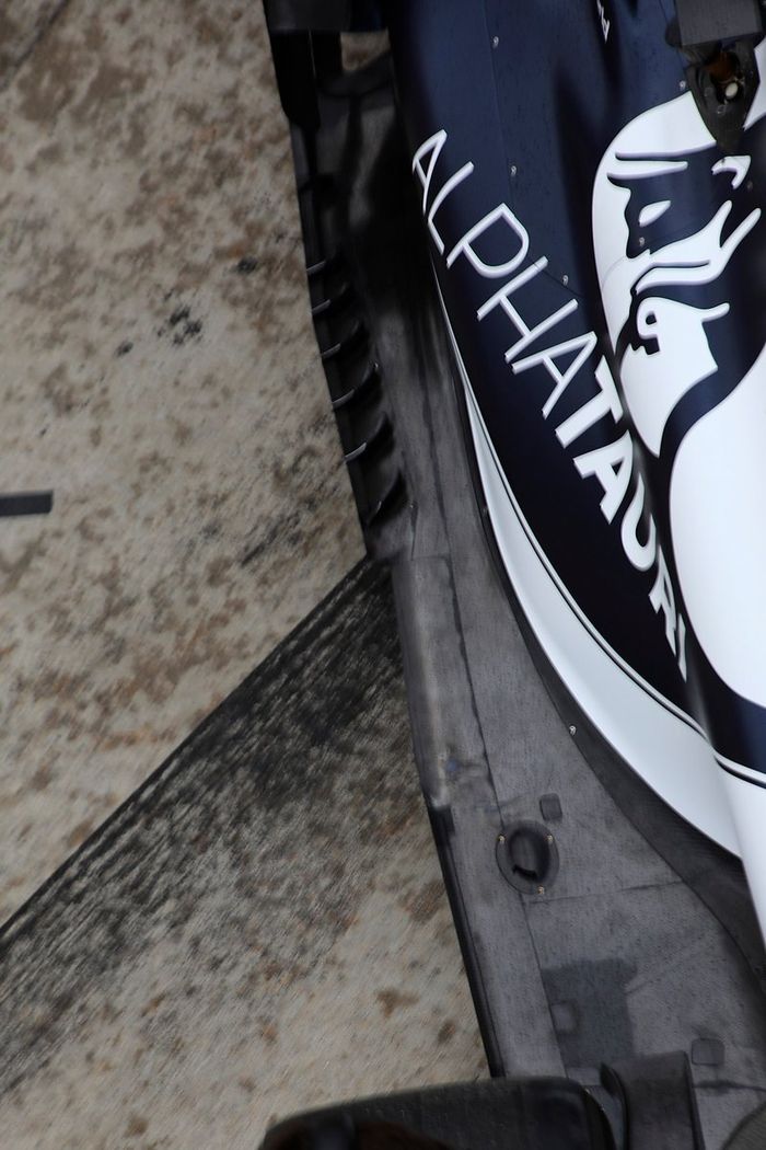 Detalle lateral de AlphaTauri AT02