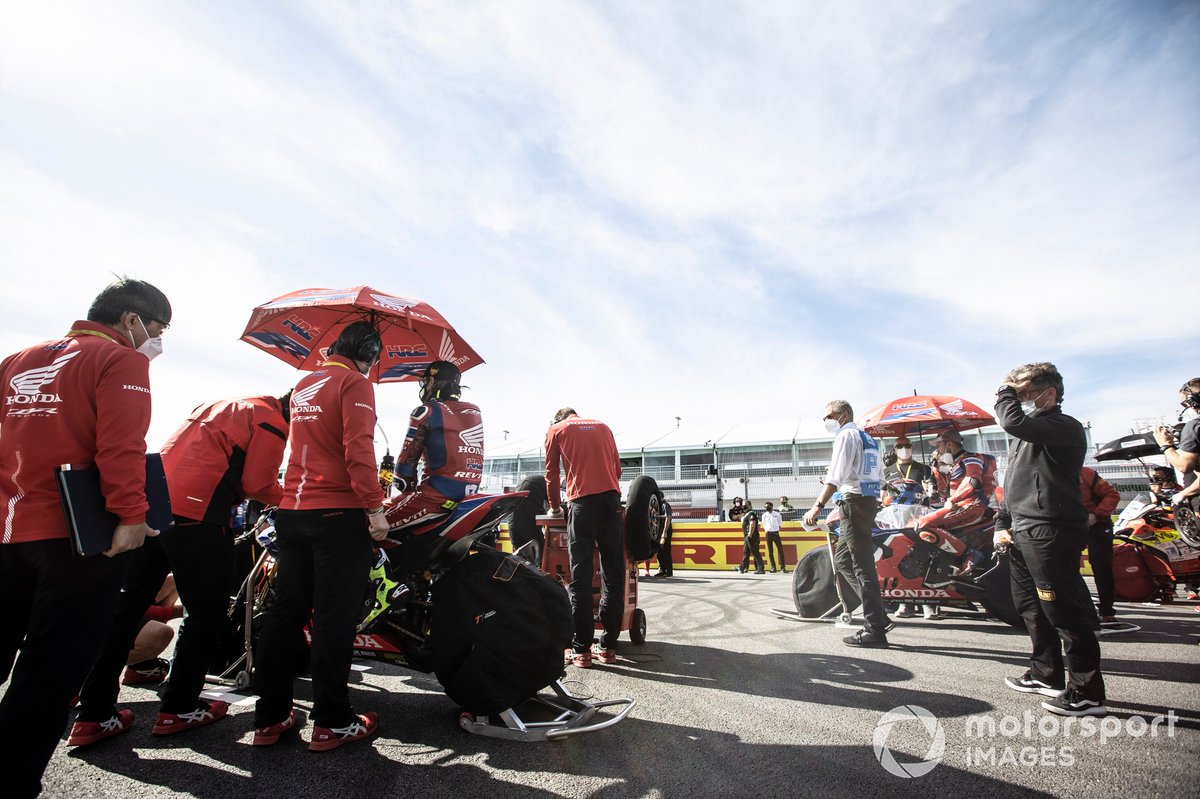 Alvaro Bautista, Team HRC, Leon Haslam, Team HRC