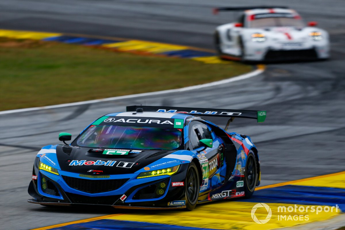 #57 Heinricher Racing w/MSR Curb-Agajanian Acura NSX GT3, GTD: Alvaro Parente, Misha Goikhberg, Trent Hindman