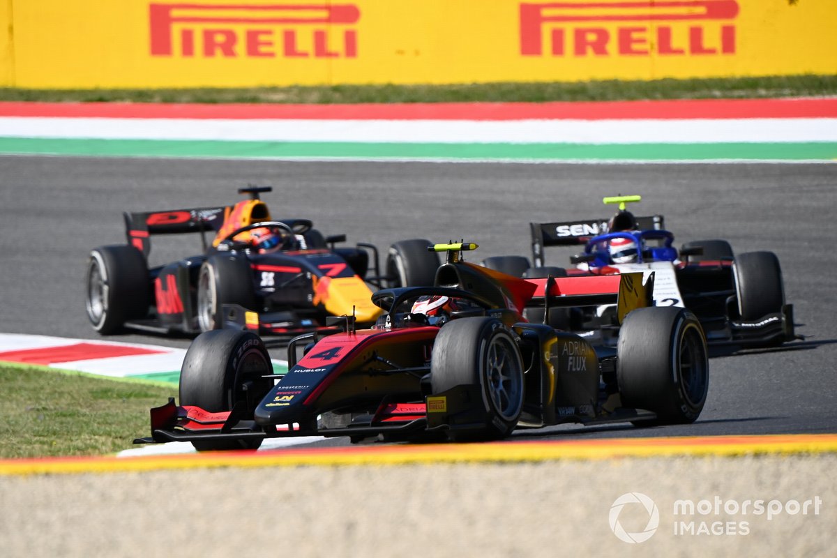 Callum Ilott, UNI-Virtuosi precede Pedro Piquet, Charouz Racing System e Yuki Tsunoda, Carlin