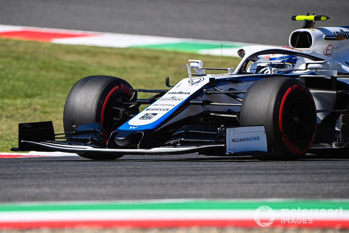 Николя Латифи за рулем Williams FW43