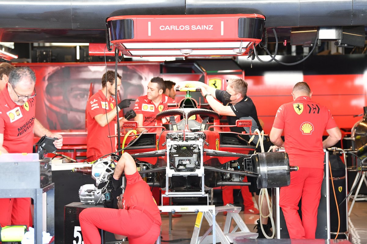 Detalle del Ferrari SF21