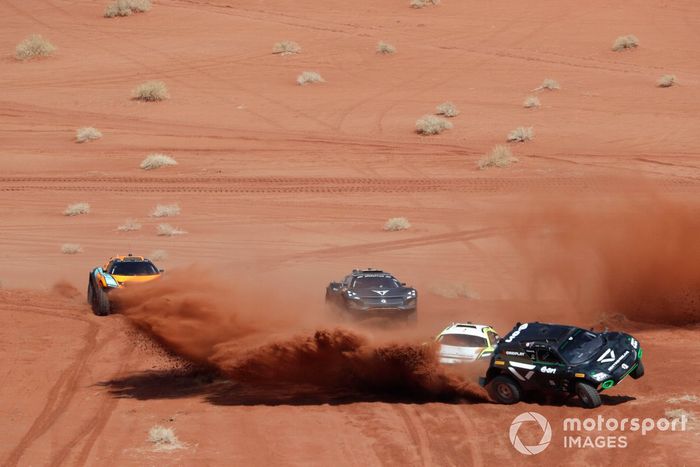 Hedda Hosas, Lance Woolridge, Veloce Racing Molly Taylor, Kevin Hansen, JBXE Jutta Kleinschmidt, Nasser Al-Attiyah, Abt Cupra XE Emma Gilmour, Tanner Foust, McLaren Extreme E 