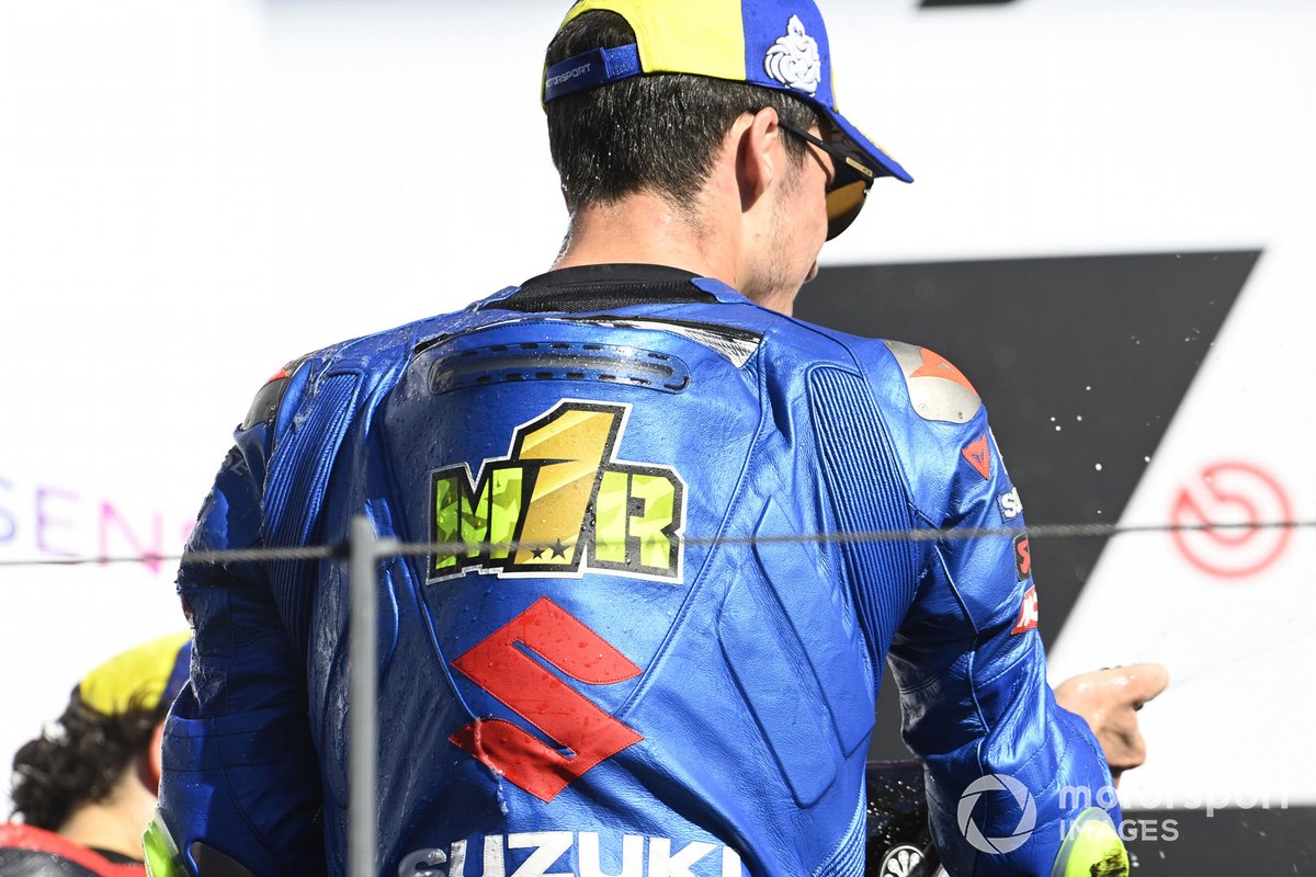 Podio: segundo lugar Joan Mir, Team Suzuki MotoGP