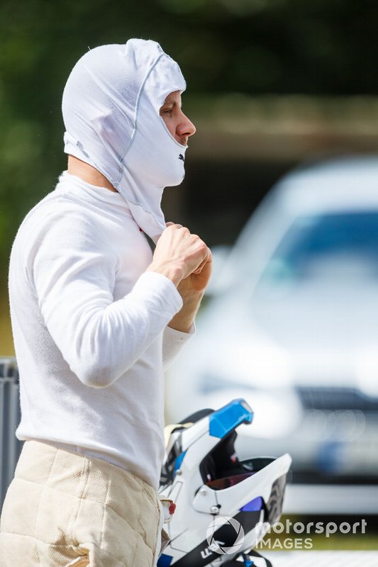 Valtteri Bottas prova la Ford Fiesta WRC del team M-Sport