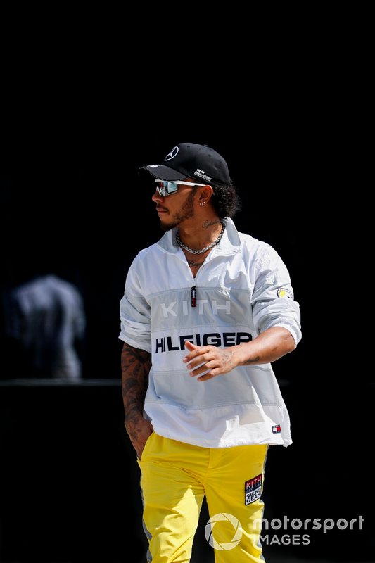 Lewis Hamilton, Mercedes AMG F1 in the paddock