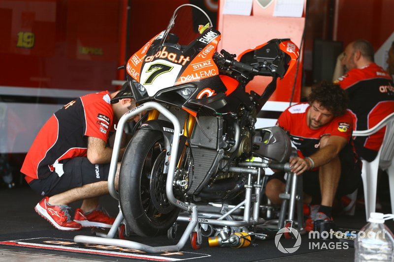 La moto di Chaz Davies, Aruba.it Racing-Ducati Team