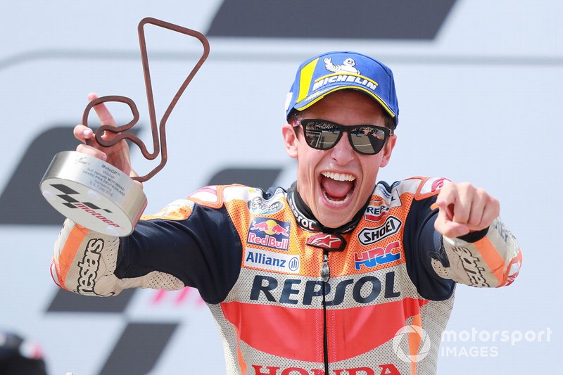 Podium: race winner Marc Marquez, Repsol Honda Team