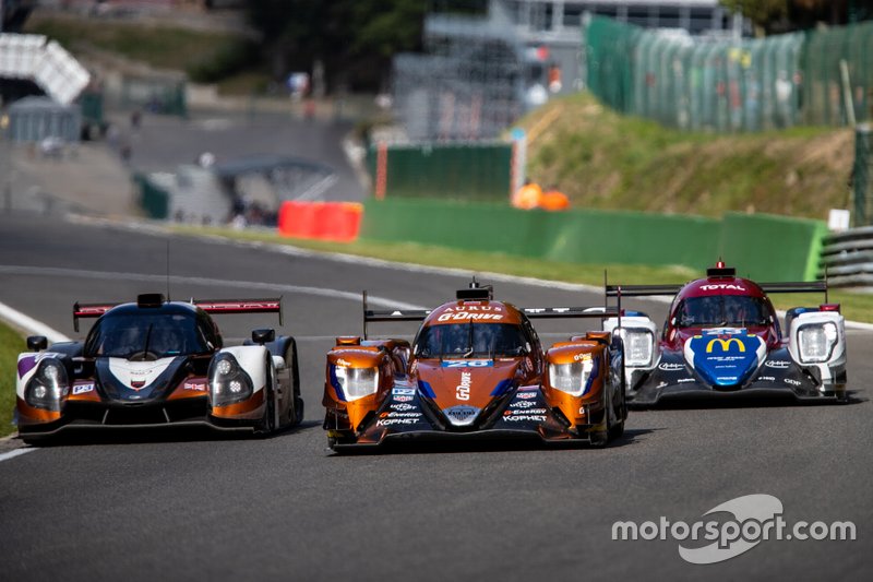 #26 G-Drive Racing Aurus 01 Gibson: Roman Rusinov, Job Van Uitert, Jean-Eric Vergne, #23 Panis Barthez Competition Ligier JSP217 Gibson: René Binder, William Stevens, Julien Canal, #8 Nielsen Racing Ligier JS P3 Nissan: Nobuya Yamanaka, James Littlejohn