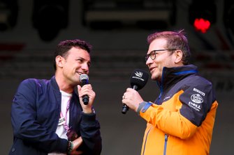 Will Buxton ve Andreas Seidl, Takım Patronu, McLaren