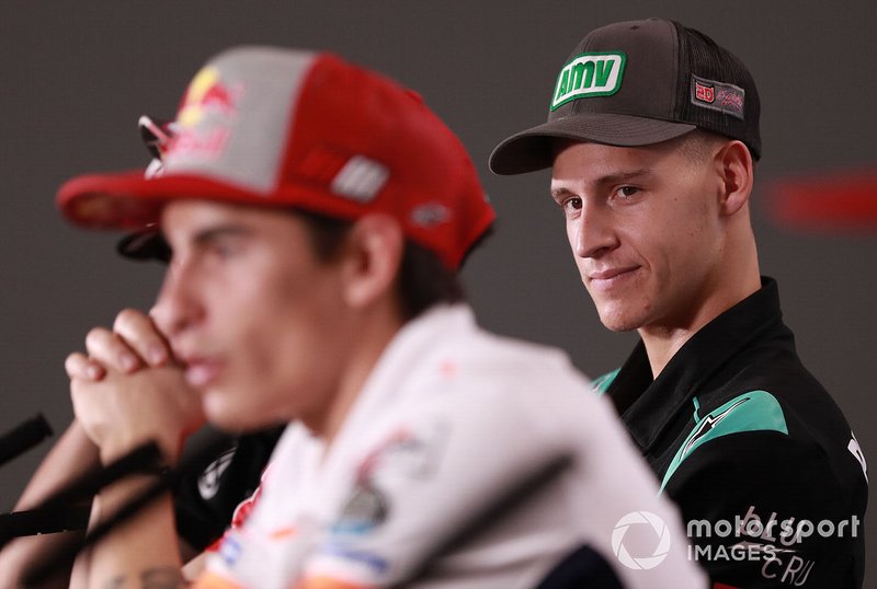 Marc Marquez, Repsol Honda Team, Fabio Quartararo, Petronas Yamaha SRT