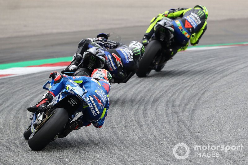 Valentino Rossi, Yamaha Factory Racing, Maverick Vinales, Yamaha Factory Racing, Alex Rins, Team Suzuki MotoGP