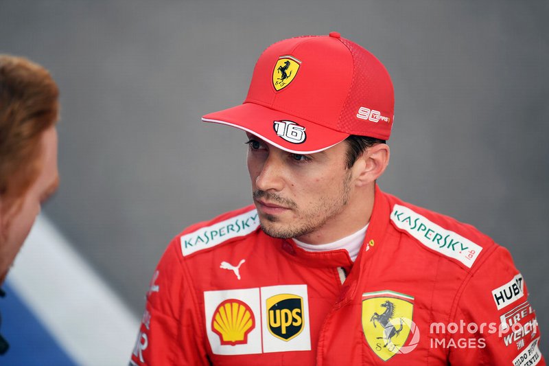Pole man Charles Leclerc, Ferrari