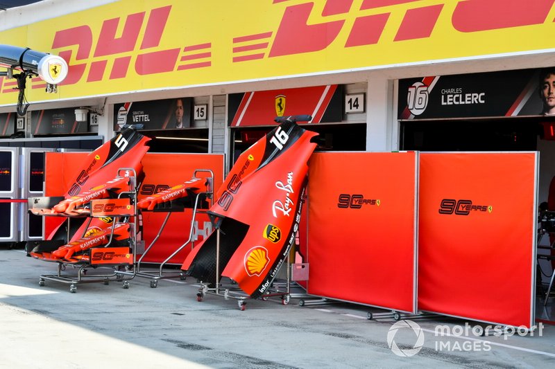 Suasana garasi Ferrari