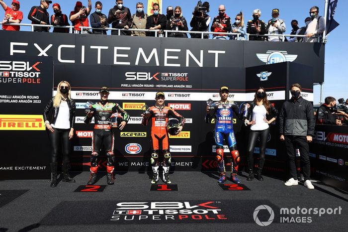 Jonathan Rea, Kawasaki Racing Team WSBK, Álvaro Bautista, Aruba.it Racing Ducati, Toprak Razgatlioglu, Pata Yamaha WorldSBK