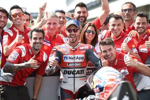 Pole sitter Andrea Dovizioso, Ducati Team