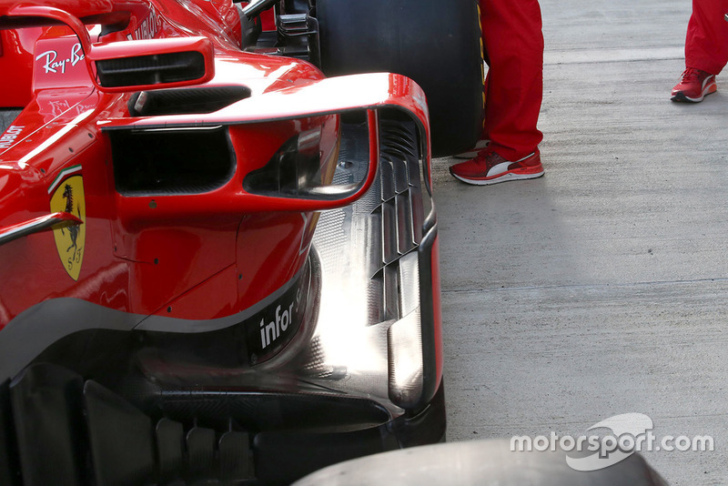 Detalle lateral de Ferrari SF71H 