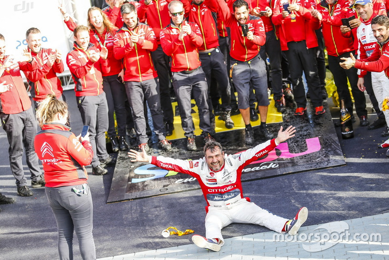 Winner Daniel Elena, Citroën World Rally Team Citroën C3 WRC