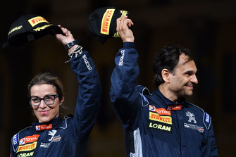 I Campioni 2018 Anna Andreussi e Paolo Andreucci, Peugeot Sport Italia