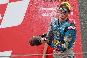 Podium: derde Alex Marquez, Marc VDS