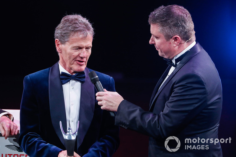 Malcolm Wilson accepts the Rally Car of the Year award