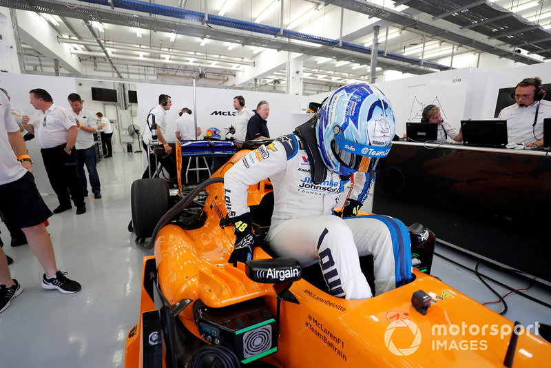 Jimmie Johnson en el McLaren