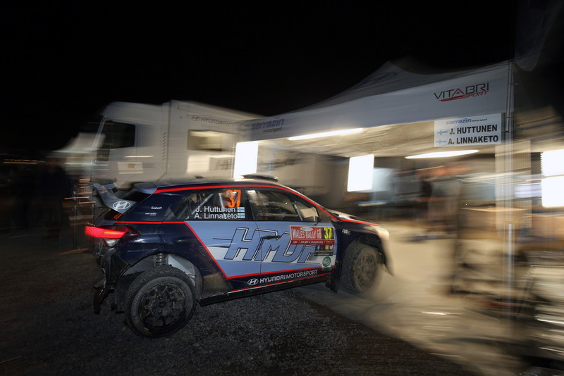 Jari Pekka Huttunen, Antti Juhani Linnaketo, Hyundai Motorsport Hyundai i20 R5 Jordi Rierola