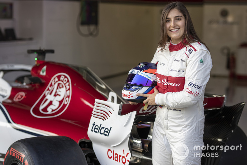 Tatiana Calderon, Sauber Test Driver 