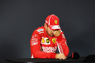 Sebastian Vettel, Ferrari en conférence de presse