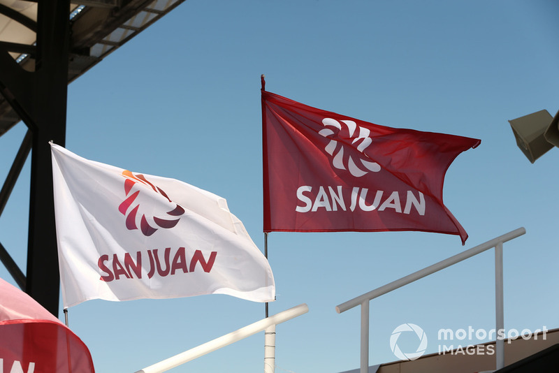 San Juan flags