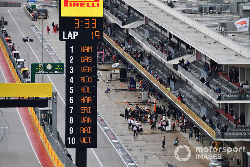 Pit lane