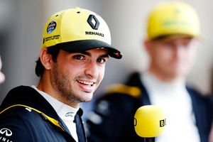 Carlos Sainz Jr, Renault Sport F1 Team, en Nico Hulkenberg, Renault Sport F1 Team.