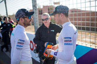 Gary Paffett, HWA Racelab, Stoffel Vandoorne, HWA Racelab, op de grid