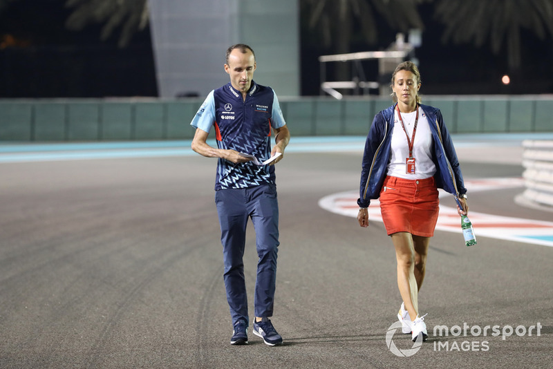 Robert Kubica, Williams pist yürüyüşü