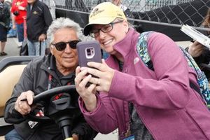 Mario Andretti and fans