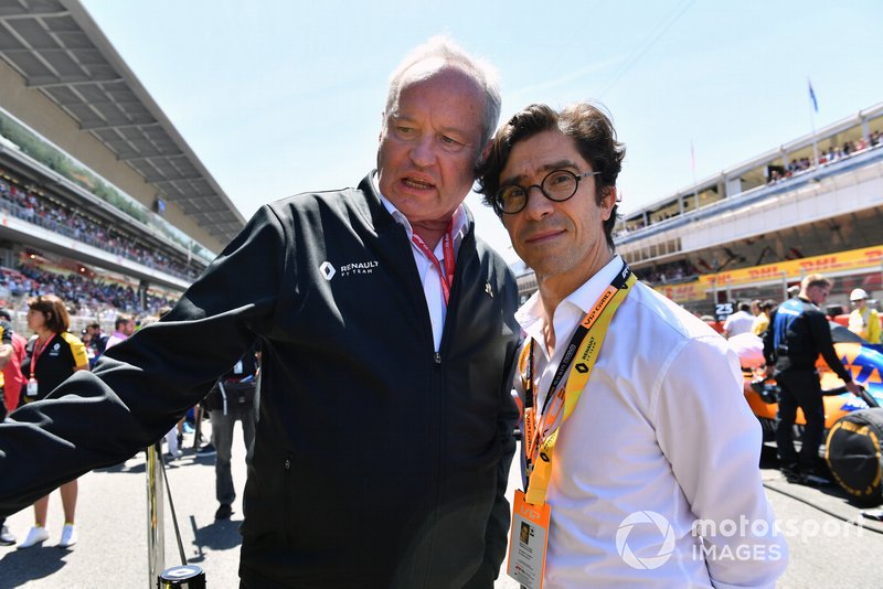 Jerome Stoll, President of Renault Sport, Francois Renard, Renault Global Marketing Director