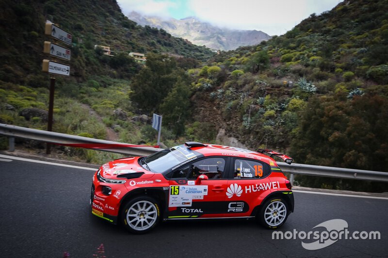 Jose Maria Lopez, Borja Rozada, Citroen C3 R5, Rally Islas Canarias, FIA ERC