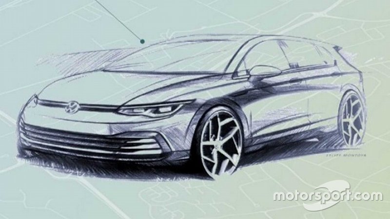 Тізер VW Golf 2020 року