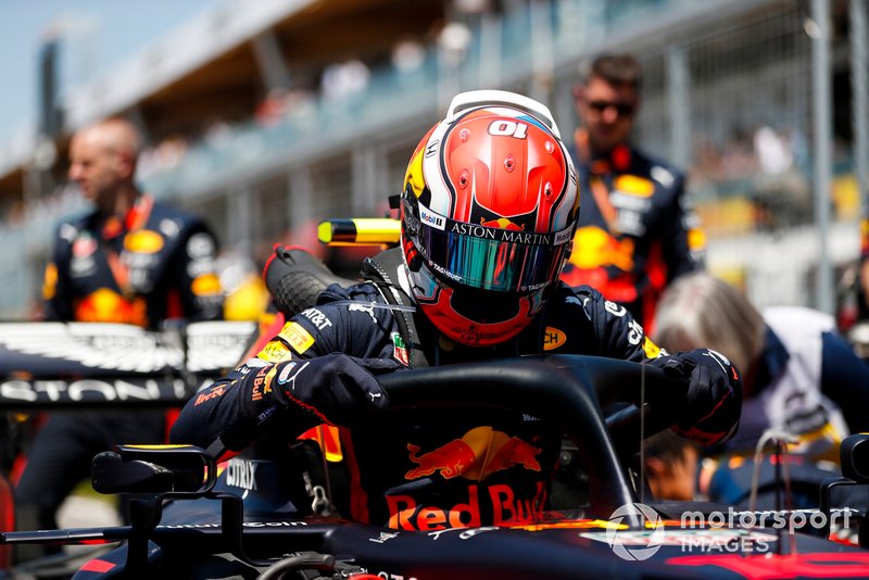 Pierre Gasly, Red Bull Racing, on the grid